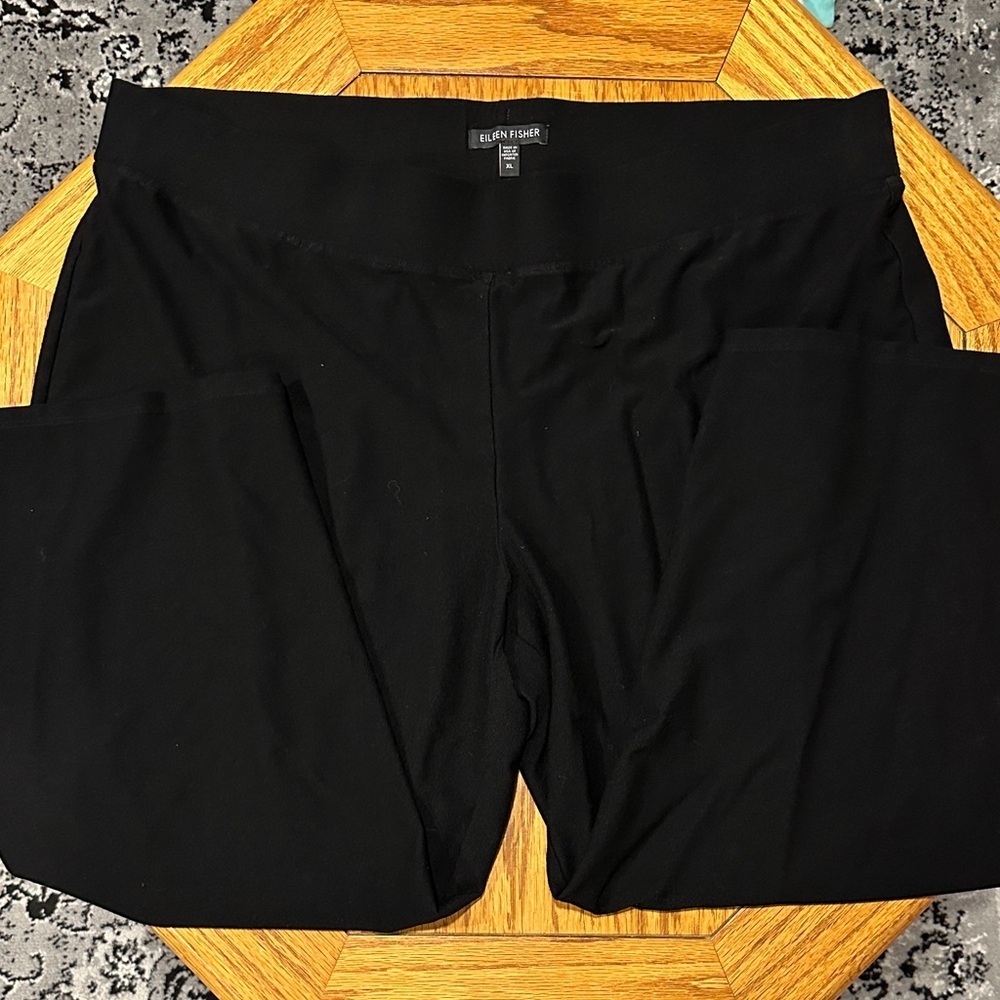 *EILEEN FISHER* Black Crop Pants Size XL - Picture 4 of 6